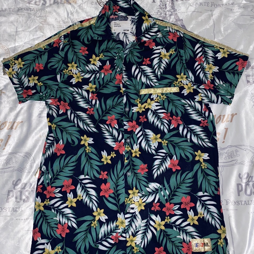 Floral Button-Up shirt